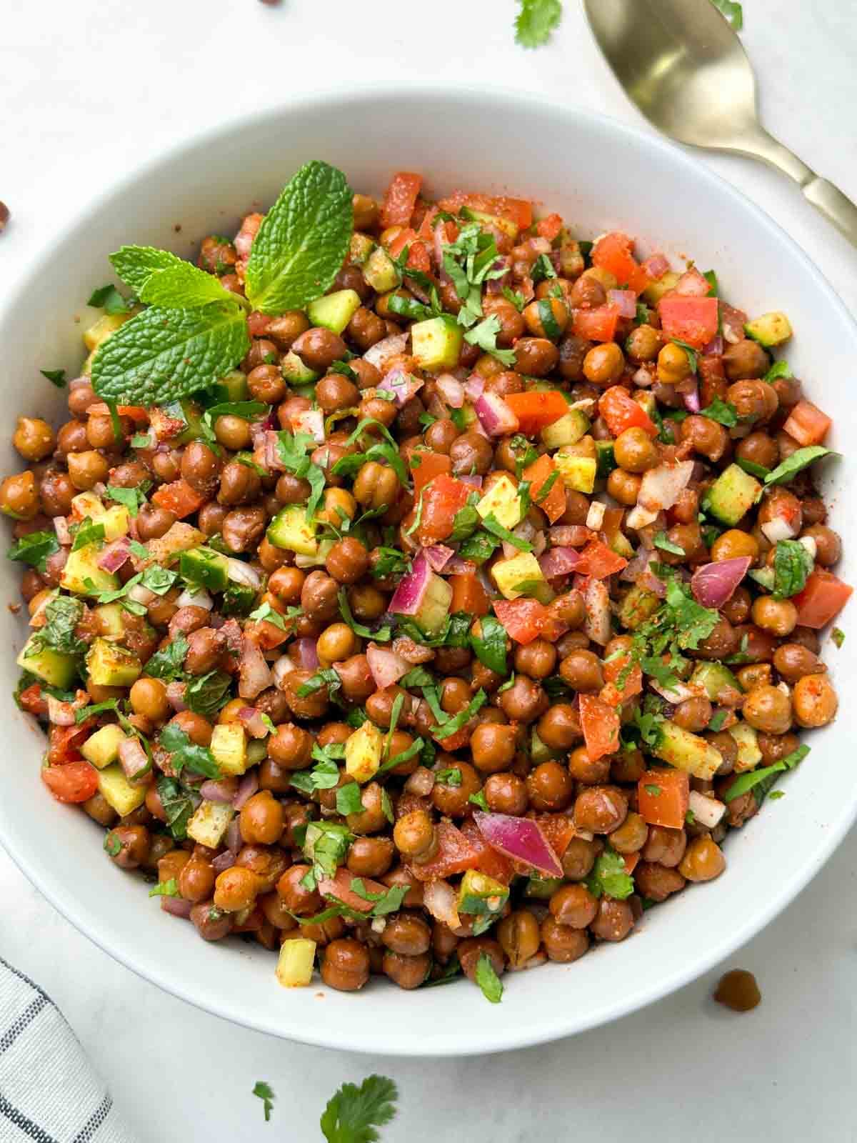 Spicy Desi Chaat Bowl